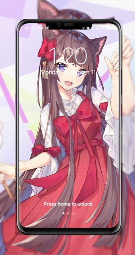 Anime Cat Girl Wallpaper Screen 3