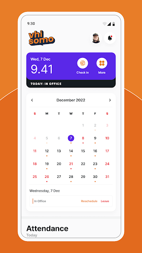 Vhisomo WorkHub Screen 2