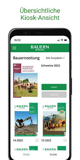 Android application Bauernzeitung screenshort