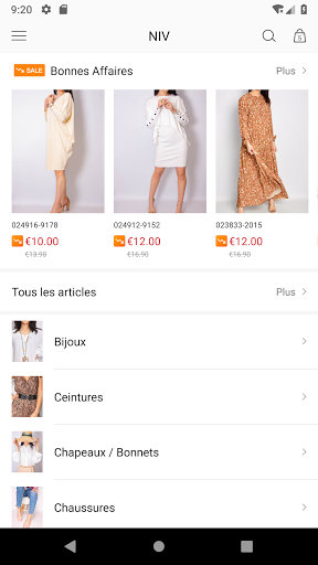 NIV-shop Screen 3