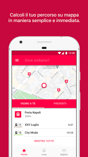 Android application Teseo Puglia screenshort
