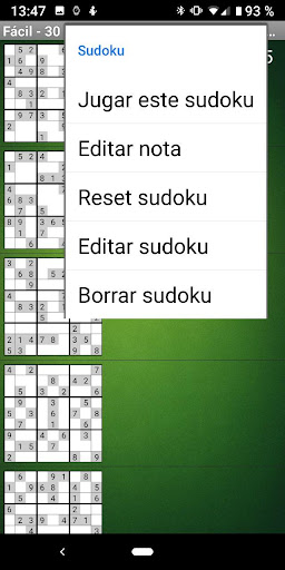 Android application Sudoku for adults screenshort