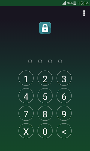 Android application AppLock screenshort
