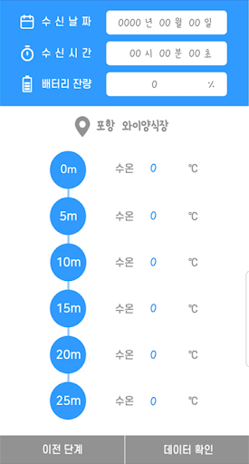양식장 수온 모니터링 Screen 2