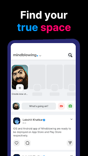 Android application Mindblowing screenshort