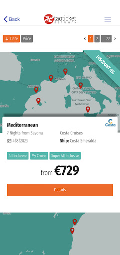 Ticketcosta Screen 2