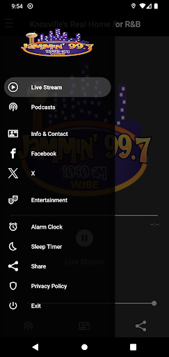WJBE Jammin997 Screen 2
