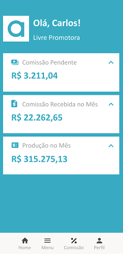 Android application Consigna screenshort