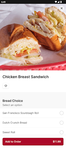 Pops Sandwich Shop Screen 3