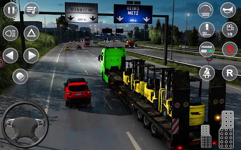 Captura de Pantalla 7 euro camión conduciendo juegos android