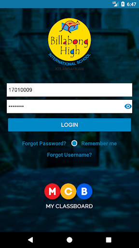 Billabong Kelambakkam Parent Screen 2