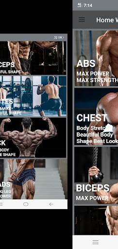 Android application Home Workout Guide NoEquipment screenshort