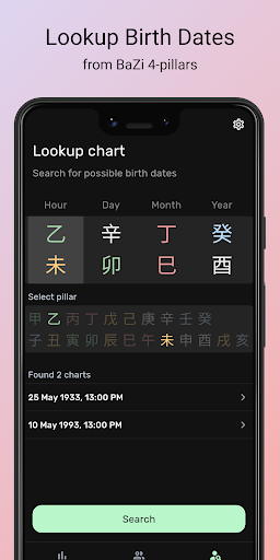 BaZi App Screen 3