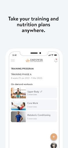 Empower Golf Screen 3