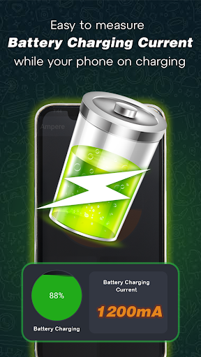 Android application Battery Charger Taster: Ampere screenshort