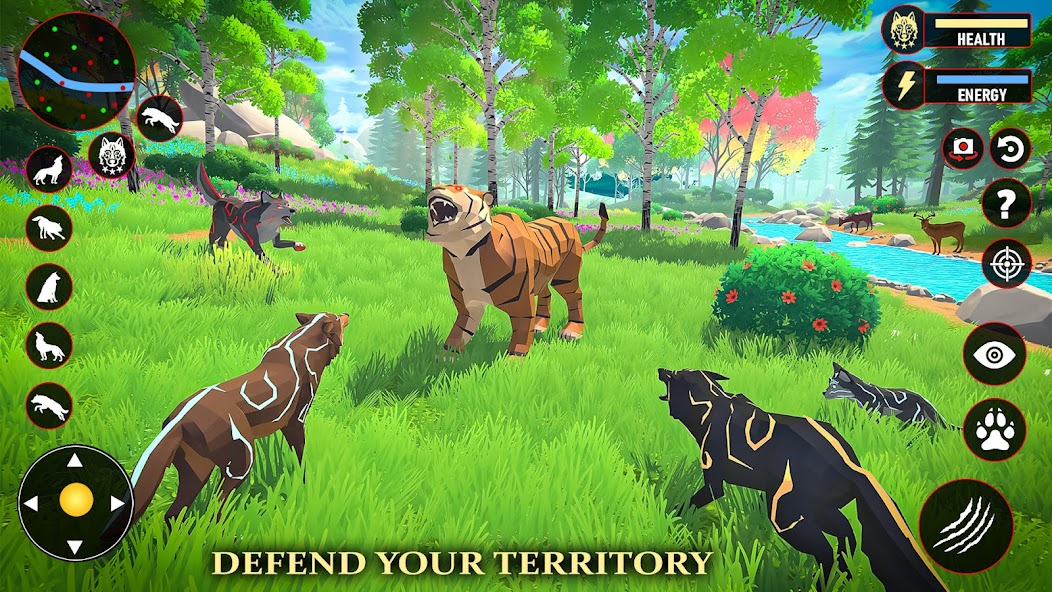 Wolf Simulator Fantasy Jungle banner