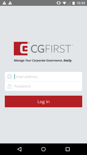 Android application CGFirst® screenshort