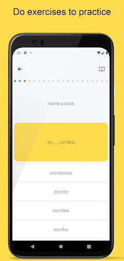 Spanish Verbs Conjugation Screen 3