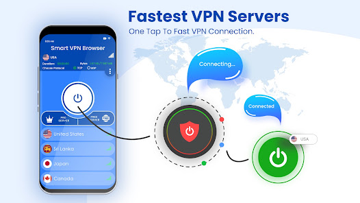 Captura 11 Smart VPN Browser : VPN Pro android