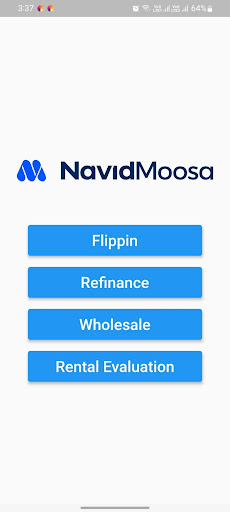 Android application Navid Moosa REI Calculator screenshort