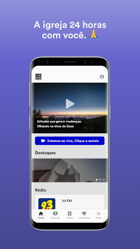 Android application IGREJA QUADRANGULAR PASSOS MG screenshort