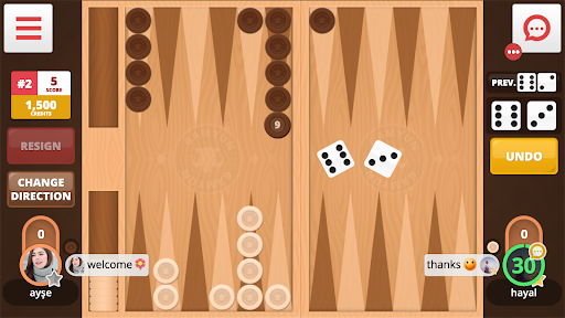Backgammon Online 1.9.1 screenshots 2