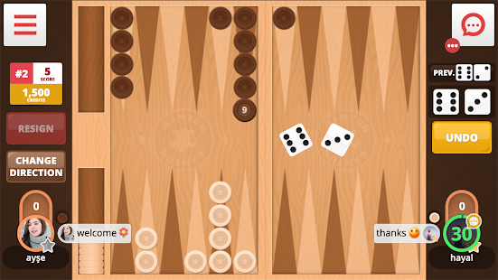 Backgammon Online 1.8.0 APK screenshots 2