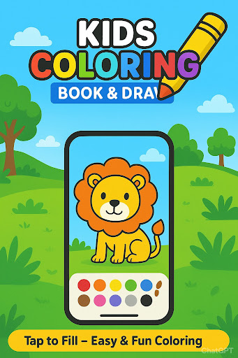 Kids Coloring Book  Draw