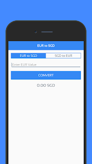 EUR and SGD Currency Converter