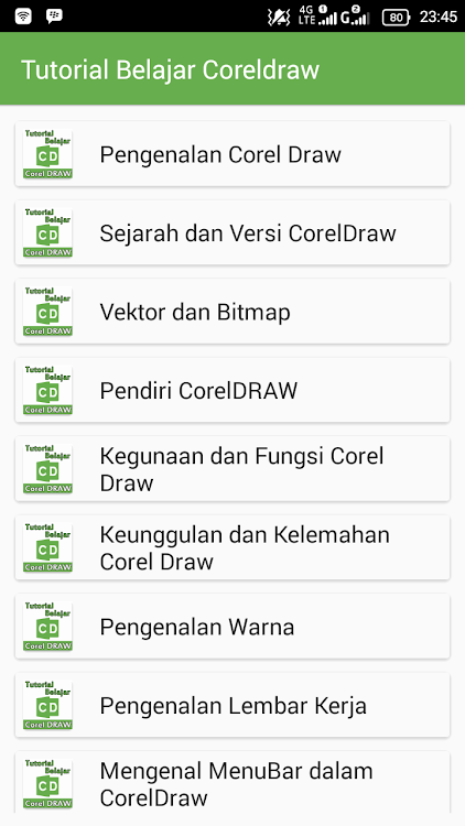 Tutorial Belajar Coreldraw - 1.4 - (Android)