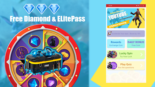 Diamond Spin and Elite Pass FF