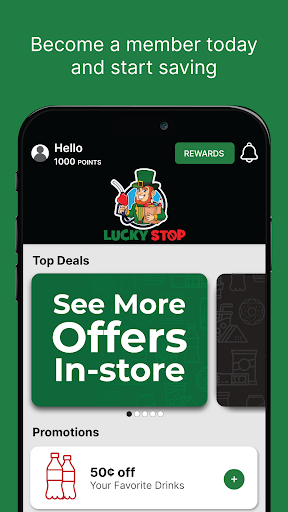 Android application Lucky Stop screenshort