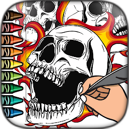 Icon image Skull Coloring Pages