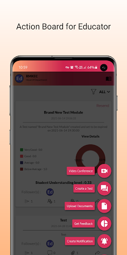 Android application NMREC IA Educator screenshort
