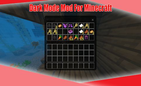 Captura 3 Dark Mode Mod For Minecraft android