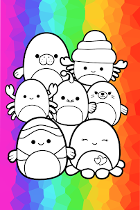 Squishmallow Coloring Game