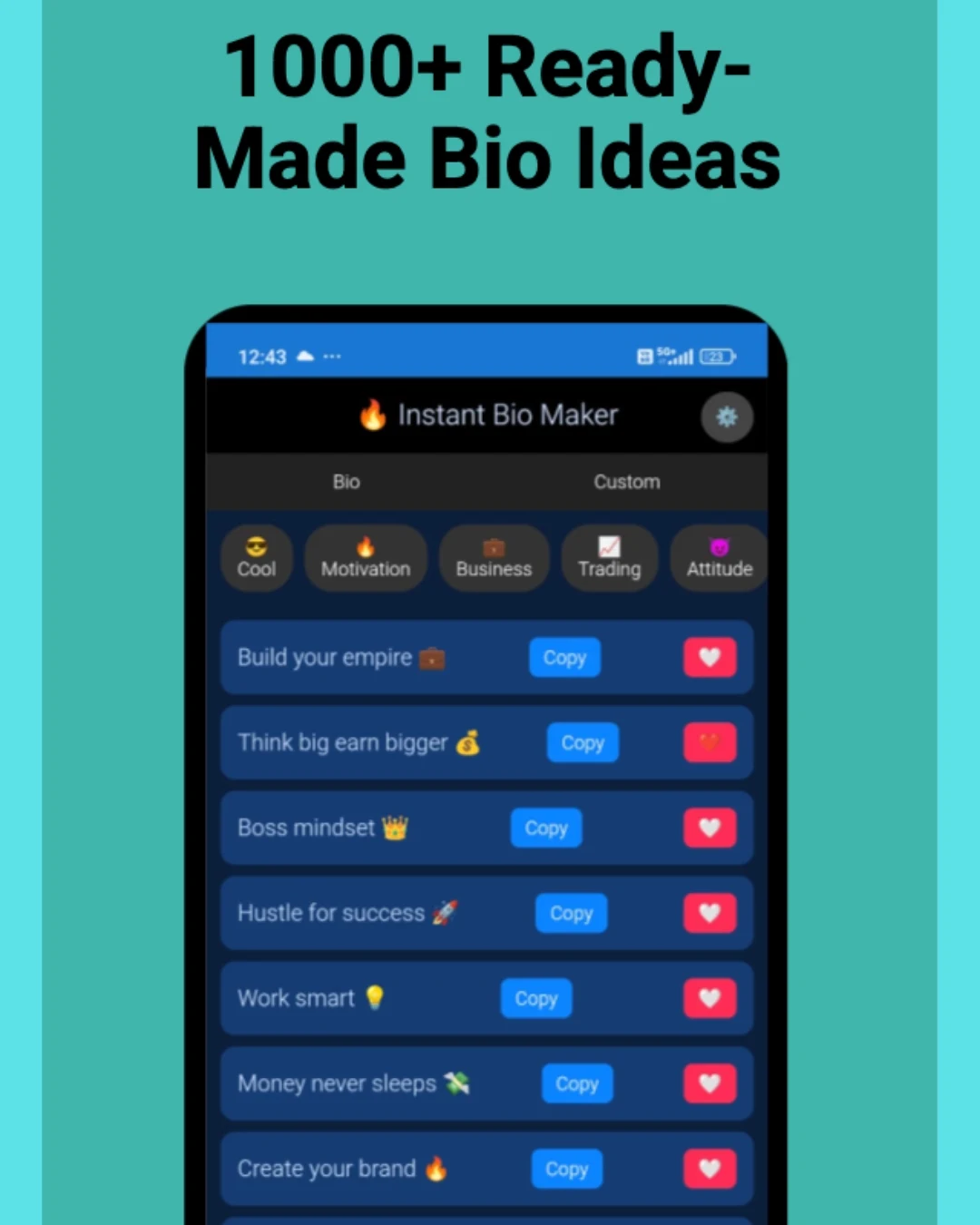 Instant Bio Maker