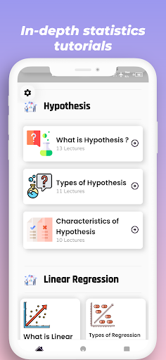 Screenshot of Learn Statistics (Pro)