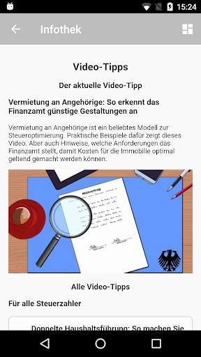 Leuthäuser + Partner Steuerapp Screen 3