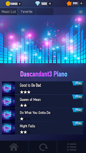Descendants 3 Piano tiles