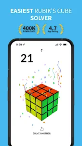 21Moves | Cube Solver Puzzle