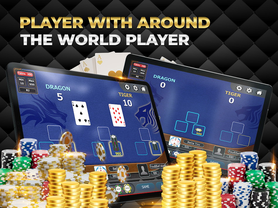 #9. Dragon Tiger online casino (Android) De: LEARNIN GIFT K.K.