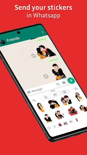Romantic stickers for whatsapp Screen 3