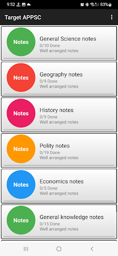 Android application Target APPSC screenshort