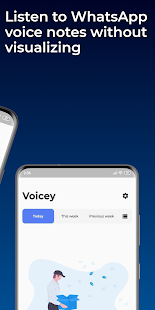 Voicey: WhatsApp voice messages without blue tick Screenshot
