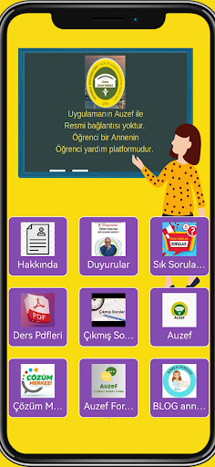 Android application Auzef Lisans Çocuk Gelişimi screenshort