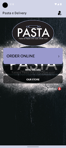 Android application Pasta e Delivery screenshort