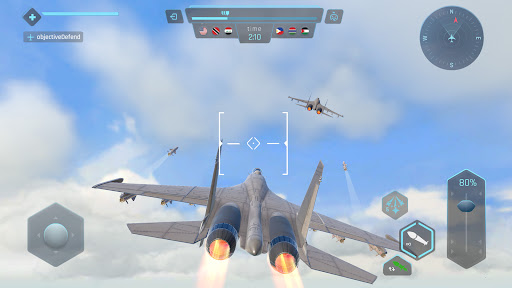 Sky Warriors: Airplane Games Apk Mod 1