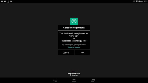 HPE VRG Screen 3