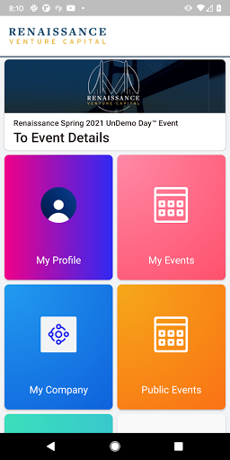 RVC UnDemo Day Screen 2